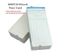 Machine à Pointer, Enregistreur de Temps électronique, Machine d'enregistrement du Temps des employés, Horloge, Carte de présence for enregistreur de Temps(400pcs Time Card)