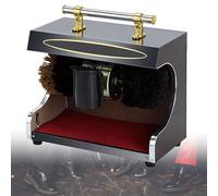Machine à polir à chaussures automatique avec double brosse combinée pour maison, hôtel, bureau, dispositif de polissage mécanique