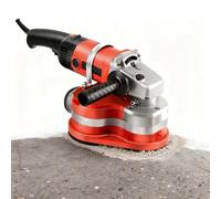 Machine à Polir Diamant Électrique à Trois Têtes, Ponceuse à Sol Béton 3800W avec Cache Poussière Amovible pour Ponçage Sans Poussière et Décapage Métal sur Divers Matériaux