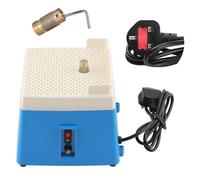 Machine à polir le verre coloré, machine à polir le verre portable 65W, kit d'outils de polissage mini DIY 4200R pour vitraux DIY, mosaïques, céramiques et travaux artisanaux blue