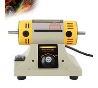 Machine à Polir les Bijoux, Meuleuse D'établi Double Meuleuse électrique, Banc de Polissage, Machine de Polissage de Table pour Bijoux 3 0-10000r/min 220V 350W