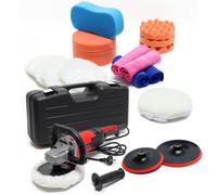 Machine à polir Meuleuse Set 26 pcs. 1500 W 3000 t/min max. Polisseuse 6 Niveaux Rectifieuse