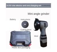 Machine à polir, Mini meuleuse d'angle sans fil Portable 16.8V, Machine à polir alimentée par batterie au Lithium, outil électrique de coupe de diamant for le meula(16.8v grey 1pc)