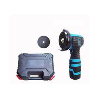 Machine à polir, Mini meuleuse d'angle sans fil Portable 16.8V, Machine à polir alimentée par batterie au Lithium, outil électrique de coupe de diamant for le meula(16.8v blue 1pc)