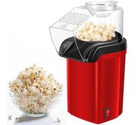 Machine A Pop Corn,1200W 220V Machine À Popcorn Électrique,Machine A Pop-Corn A Air Chaud,Mini Machine À Pop-Corn Pour Home Cinéma,Soirées Cinéma,Fêtes,Rouge,3 Minutes Rapide Et Facile