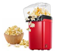 Machine À Pop-Corn, 1200w Machine À Pop Corn, Machine À Popcorn À Air Chaud, Sans Gras Huile Popcorn Maker, Machine À Popcorn Automatique Rétro Pour Soirées Cinéma, Fêtes, Prêt En 3 Minutes