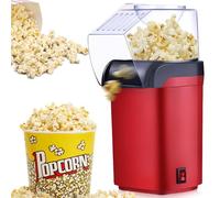 Machine à Pop-Corn à Air Chaud 1200W Sans Huile Ni Graisse Popcorn Maker Électrique Rapide en 2-3 Minutes Fonctionnement à Un Bouton Compact avec Cuillère à Mesurer Idéal pour Maison et Fêtes