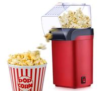 Machine à Pop-Corn à Air Chaud 1200W Sans Huile Ni Graisse Popcorn Maker Électrique Rapide en 3 Minutes Fonctionnement à Un Bouton Compact avec Cuillère à Mesurer Idéal pour Maison et Fêtes