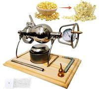Machine à pop-corn à haute pression Popcorn Maïs Machine manuelle Popcorn Maïs Amplificateur alimentaire traditionnel chinois avec tube manuel en acier inoxydable (328ml)