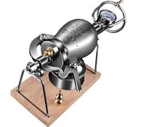 Machine à Pop-Corn à L'Ancienne, Mini-éClateur à Pop-Corn En Acier Inoxydable 304, Amplificateur de Grains Haute Pression, Machine à Pop-Corn Chinoise à Air Chaud(500ml)