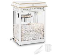 Machine À Pop Corn Appareil Rétro Électrique Style Vintage 1500W Blanc & Or Neuf