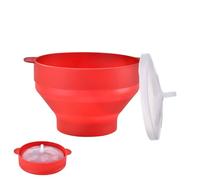 Machine à pop-corn - Bol à micro-ondes de 5 pouces | à collation en silicone - Conception pliable avec couvercle pour un pop-corn fait maison rapide et sain, résistant à la chaleur et facile à