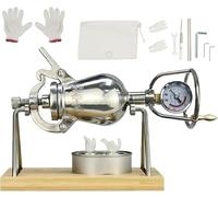 Machine à pop-corn chinoise à grande capacité et haute pression, en acier inoxydable 304, idéale pour les théâtres et les événements scolaires. Socle robuste et sacs de service inclus(400ml)