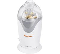 Clatronic Machine à pop-corn électrique PM 3635 – 1200 W, bac de portionnement, sans huile, blanc