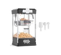 Machine à Pop-corn Electrique de Comptoir 480W 5,7L Avec Verre Trempé Noir