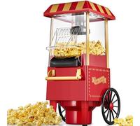 Machine à Pop-corn électrique, Machine à Pop-corn Domestique 1200 W Avec Technologie De Soufflage D'air Chaud, Sans Huile, Poêle Antiadhésive, Pour Fête, Soirées Cinéma, Anniversaire