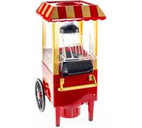 Gadgy Machine à Pop-Corn - Appareil à Pop-Corn - Machine à Pop-Corn à Air Chaud Rapide - Sans Huile, sans Graisse - avec Tasse à Mesurer et Couvercle Supérieur Amovible - Revêtement Rouge Rétro