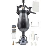 Machine à pop-corn manuelle en acier inoxydable 304, canon à pop-corn chinois, machine à haute pression, double soupape de sécurité pour une soirée cinéma en famille(1000ml)