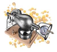 Machine à Pop-corn Nostalgique en Acier Inoxydable 304 à l'Ancienne pour les Amateurs de Bricolage - Style Chinois pour la Fête à la Maison(32