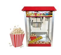 Machine à Pop-Corn Professionnelle - 1440W - Cuve Antiadhésive 2,2L - Éclairage LED - Maintien au Chaud