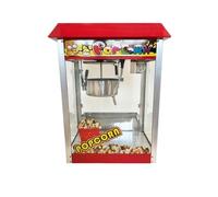 Machine à pop corn professionnelle - Inox 1440W - Temp. réglable 50-260°C - Bol 2 2L agitateur - Cabine verre