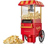 Machine à pop-corn rétro 1200 W pour la maison Machine à pop-corn avec air chaud, machine à pop-corn sans graisse, sans huile, A2