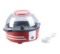 Machine à pop-corn rétro - ROSENSTEIN & SOHNE - 850 W - Mélangeur motorisé - Revêtement antiadhésif