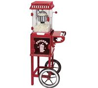 Machine à pop-corn rétro XXL avec chariot de 1,15 m de haut - Grande machine à pop-corn Epiq 80001270 - Un accroche-regard à chaque fête