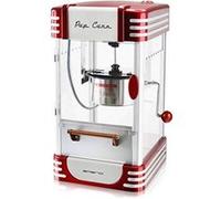 Emerio Machine à pop-corn POM-120650, récipient antiadhésif, pour pop-corn sucré/salé, 360 W, Rouge