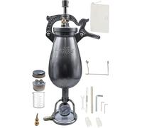 Machine à Pop-Corn Traditionnelle, Machine à Pop-Corn Vintage En Acier Inoxydable Avec Manivelle Pression Pour Salle De Jeux, Home CinéMa Ou SoiréEs(1000ml)