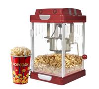 Machine à pop-corn - VIDAXL - 2,5 oz - Acier inoxydable - 310 Watts - Plateau amovible