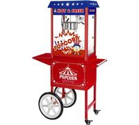 Machine À Popcorn Appareil Pop Corn Professionnel USA Rouge Chariot 1500w Neuf