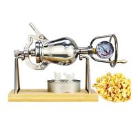 Machine à popcorn chinoise - Vintage - En acier inoxydable 304 - Pour maïs, riz, soja, haricots rouges - 520 ml