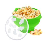 Machine à popcorn en silicone avec poignées, bol pliable pour micro-ondes, capacité de 15 tasses, passe au lave-vaisselle, sans BPA, résistant à la chaleur, idéal pour les soirées cinéma en famille