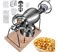 Machine à popcorn haute pression - Popcorn Popper traditionnel en acier inoxydable pour loisirs en plein air et divertissement