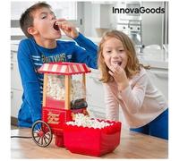 Machine à Popcorn - InnovaGoods - Vintage - 1200 W - Rouge - 39 cm de hauteur