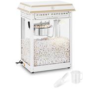 Royal Catering Machine à popcorn - Coloris blanc et or RCPS-WG1