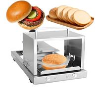 Machine à portion de pain - Lame réglable en acier inoxydable, design entièrement métallique, poignée facile à prendre en main pour trancher avec précision le pain, les petits pains et les sandwichs