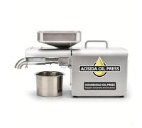 Machine à presse à huile intelligente extracteur automatique de machine électrique contrôle de température chaud et froid acier inoxydable commercial ménager noix de coco canola sésame (régl