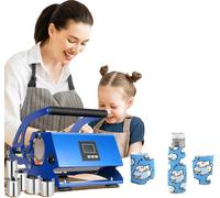 machine à presser les tasses 600W, fonctionnalité 6 en 1, écran digital, chauffage rapide