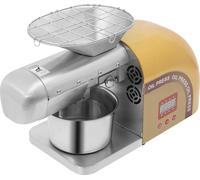 Machine à presser l'huile, puissance 1800W, plage de température 0-300°C, acier inoxydable, rendement en huile 95%, dimensions 48x21x29cm