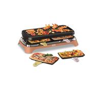 Raclette multifonction Tefal Food & Co 8 personnes, RE651JF0 Orange Orange camel H