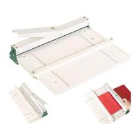 Machine à Rainer Manuelle 350 MM, Plieuse Et Raineuse Pour Papier A3/A4 Avec Guide De Positionnement Et échelle Transparente, Outil De Rainage Pour Cartes, Brochures, Invitations Et Usage Bureautique