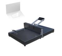 Machine à rainer manuelle 350 mm, raineuse de papier A3/A4 avec règle de positionnement, profondeur de 0,8 mm, plieuse de bureau robuste pour brochures, cartes photo et livres