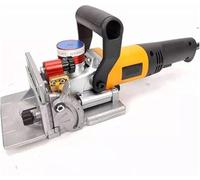 Machine à rainurer Bois à Angle réglable pour assemblages Invisibles sans Trous, affleureuse électrique 750W avec Lame Alliage Haute résistance et Sac Collecte poussière pour Meubles et armoires