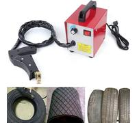 Machine à rainurer de pneus 350 W, outil de rainurage de pneus en caoutchouc, outil de coupe de bande de roulement, machine chauffante pour rechaper de vieux pneus