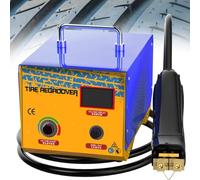 Machine à rainurer les pneus avec affichage numérique LED : kit de fraise à rainurer de 1 000 W pour approfondir la bande de roulement et rechaper les pneus usagés, applications en forme de U et de