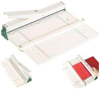 Machine À Rainurer Manuelle Robuste, Outil De Pliage Et De Notation du Papier A3/A4 avec Échelle Claire Et Bloc De Positionnement Étendu,Parfaite for La Presse À Livres De Bureau Commerciale