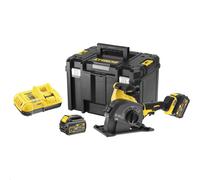 DeWalt Rouleuse sans Billes XR avec 2 Disques 125 mm + 2 Batterie Flexvolt 18 V/54 V de 6 Ah + Maletin Tstak VI Dewalt DCG200T2-QW Jaune