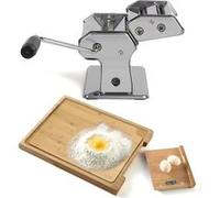 Machine à ravioli et spaghetti Livoo MEN41 avec Balance culinaire, Planche à découper en bamboo Pem SC-380 - capacité 5 kg/28 cm